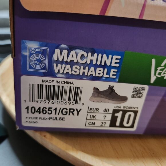 Skechers Pure Flex Pulse Sneakers – Women’s 10 / Euro 40 | Gray | Memory Foam - Picture 3 of 12